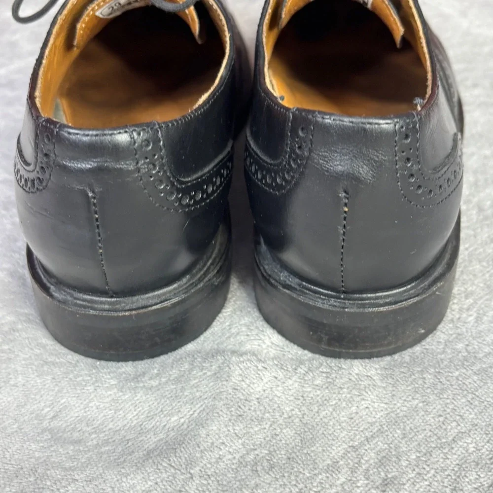 Proxon Wingtip Oxford Men 11 Black Steel Toe Leather Brogue Workwear ASTM 241311